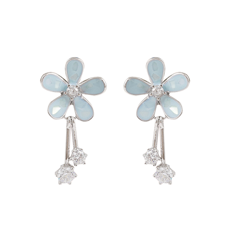 古耐 花朵 耳饰