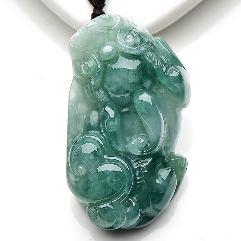 千载一玉 双面雕刻 吊坠