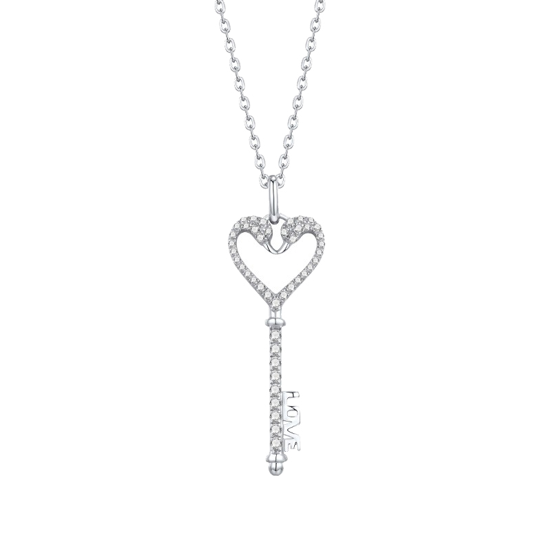 Mymiss 天鹅之心银项链