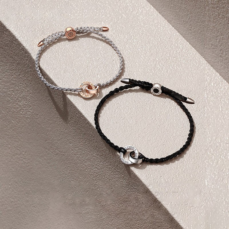 银千惠 简约经典情侣手链