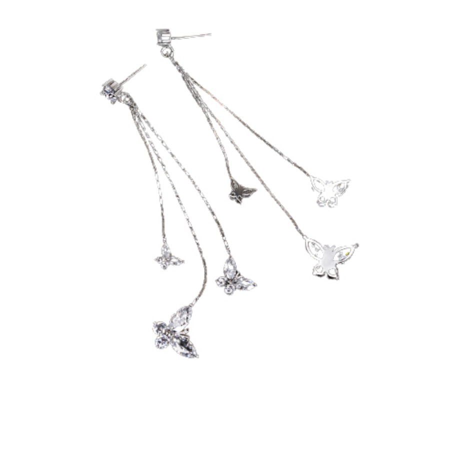 桑玛 蝶翼双飞 长款耳环