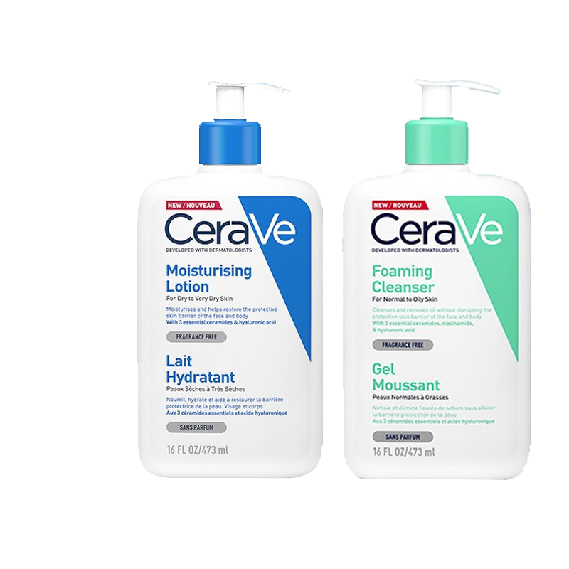 CeraVe 洗护净颜家庭装