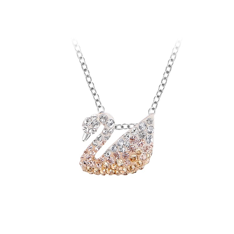 施华洛世奇渐变小天鹅项链