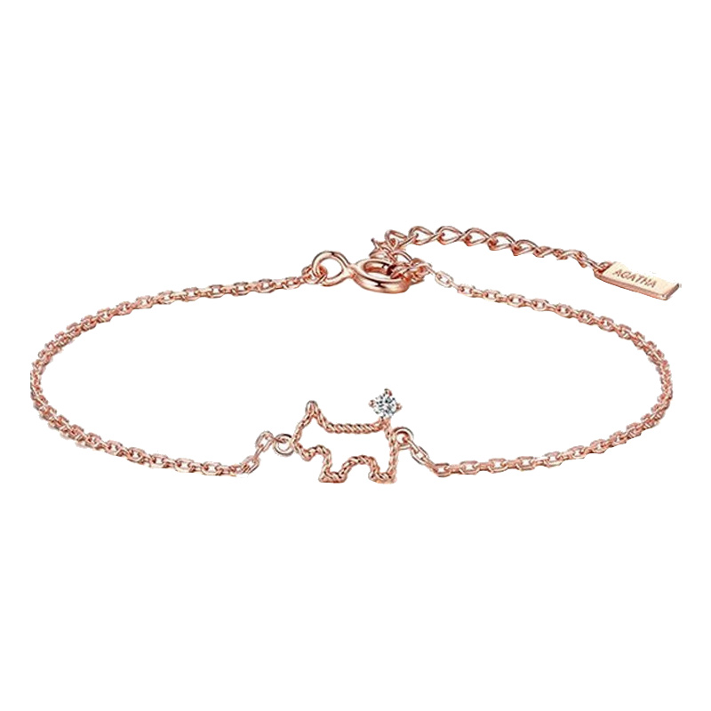 AGATHA镂空小狗手链