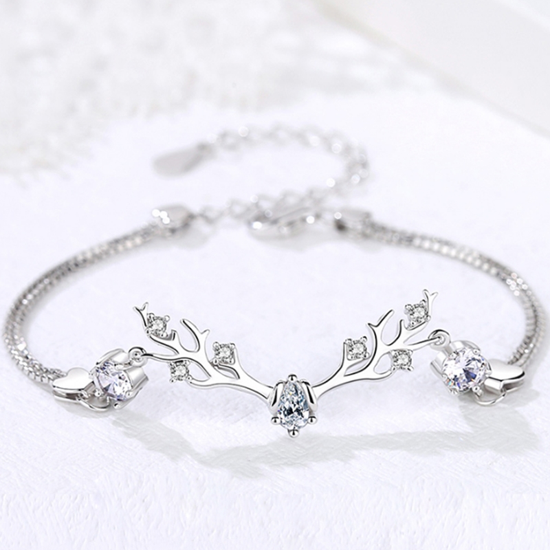 JALLOO小鹿女款银饰手链