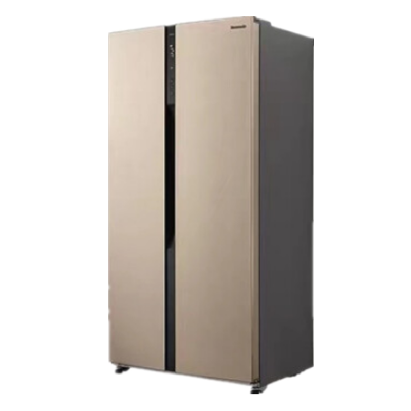 松下 磨砂金变频对开门冰箱