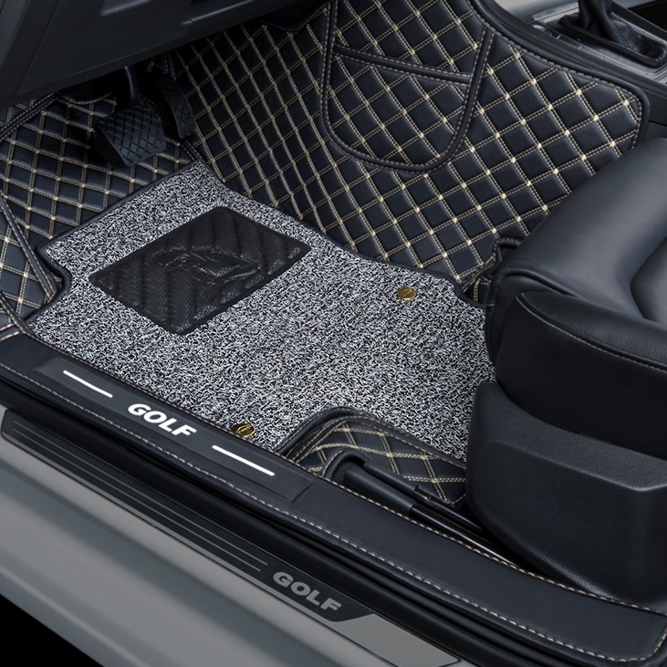 指南针 双层黑米脚垫