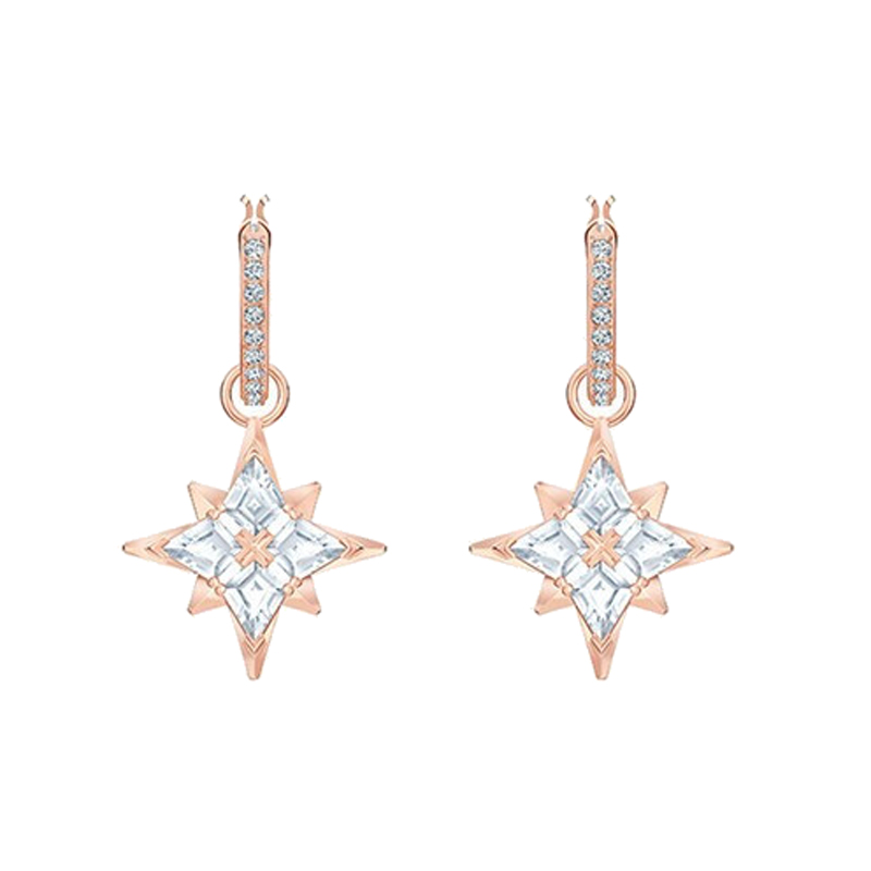 施华洛世奇 镀玫瑰金色 耳饰