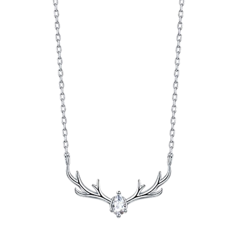 卡蒂罗一路有你鹿角吊坠项链
