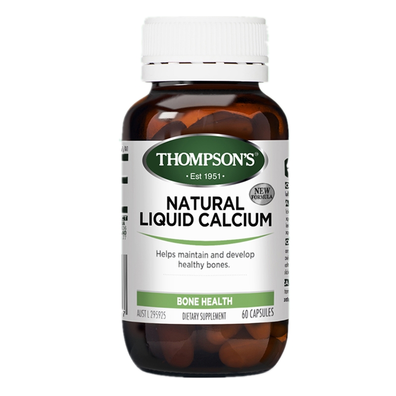 汤普森 天然 钙维生素D3胶囊