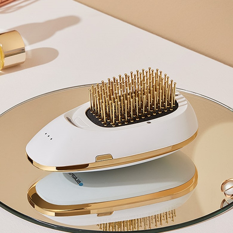 蓝宝 红外理疗防静电直发梳