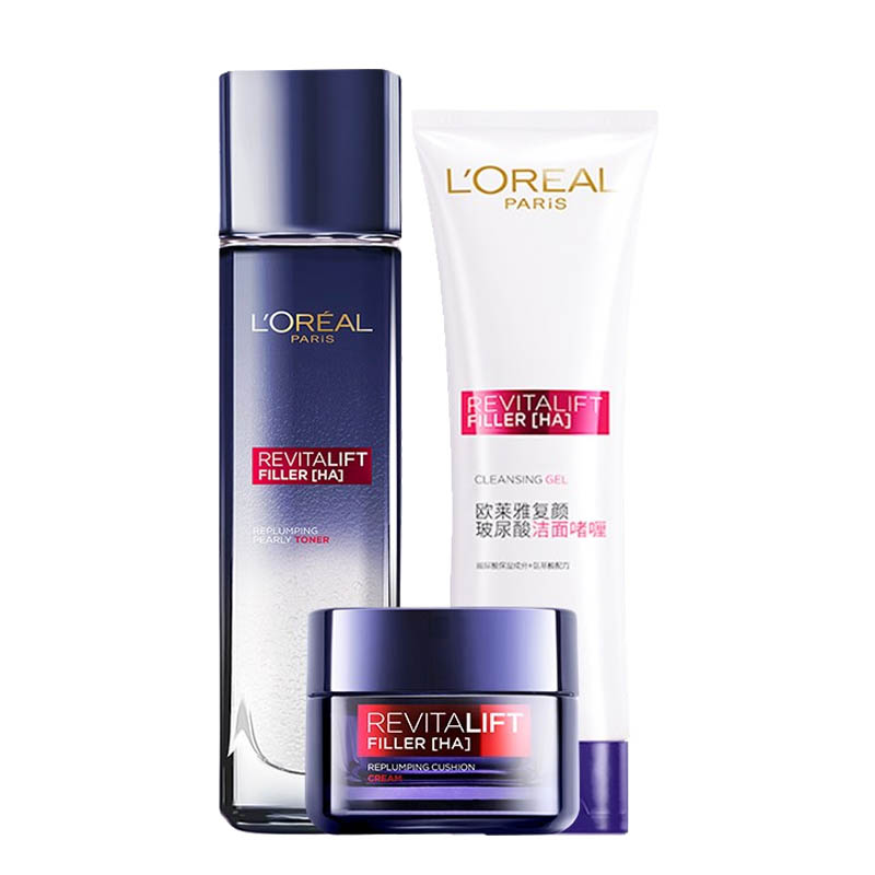 欧莱雅 复颜玻尿酸 护肤套装