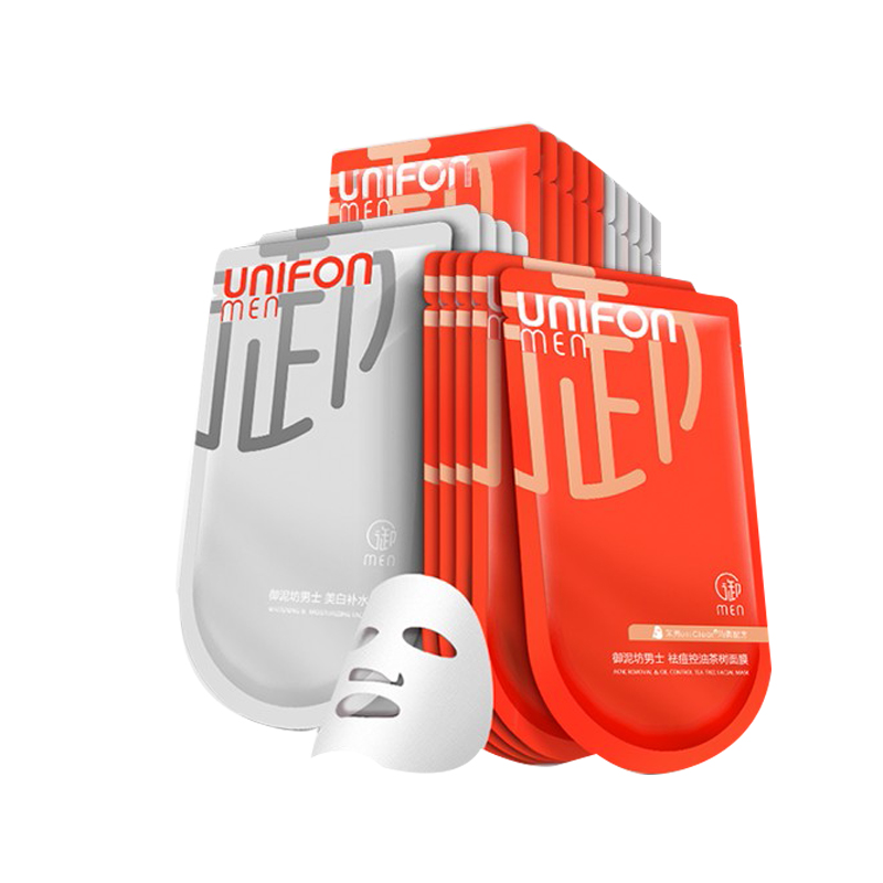 御泥坊男士美白补水面膜