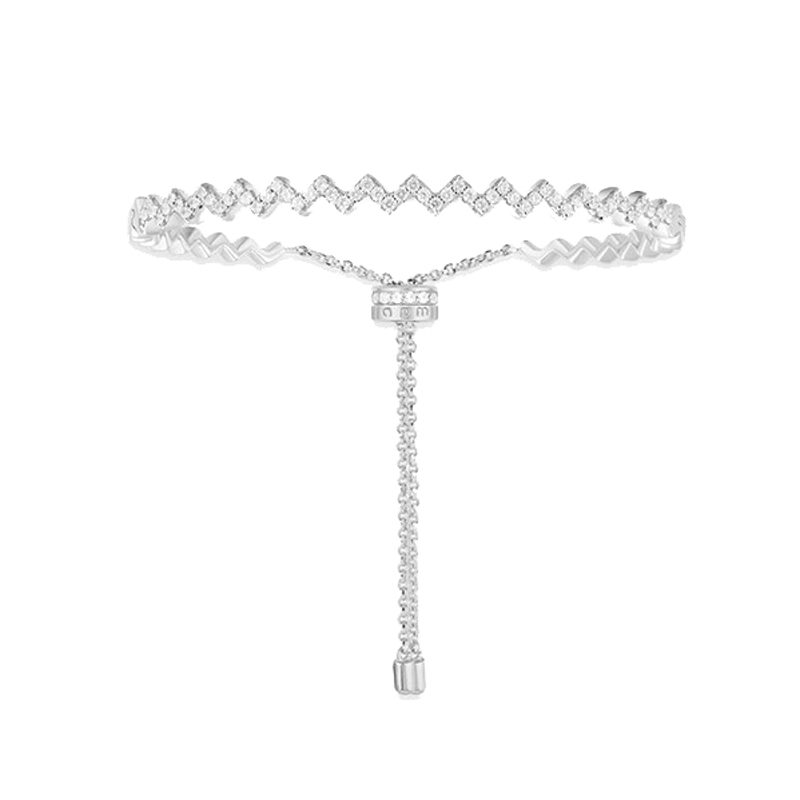 APM z字形银 手链