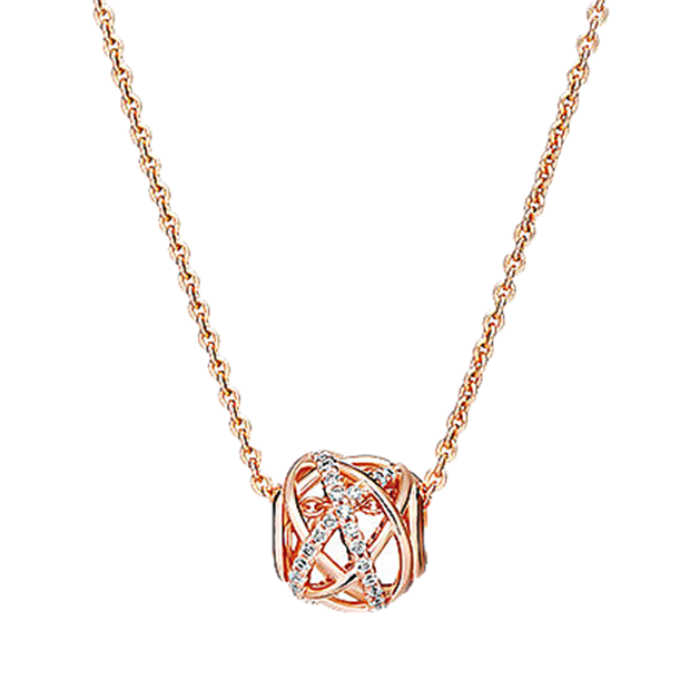 潘多拉 镂空银河项链