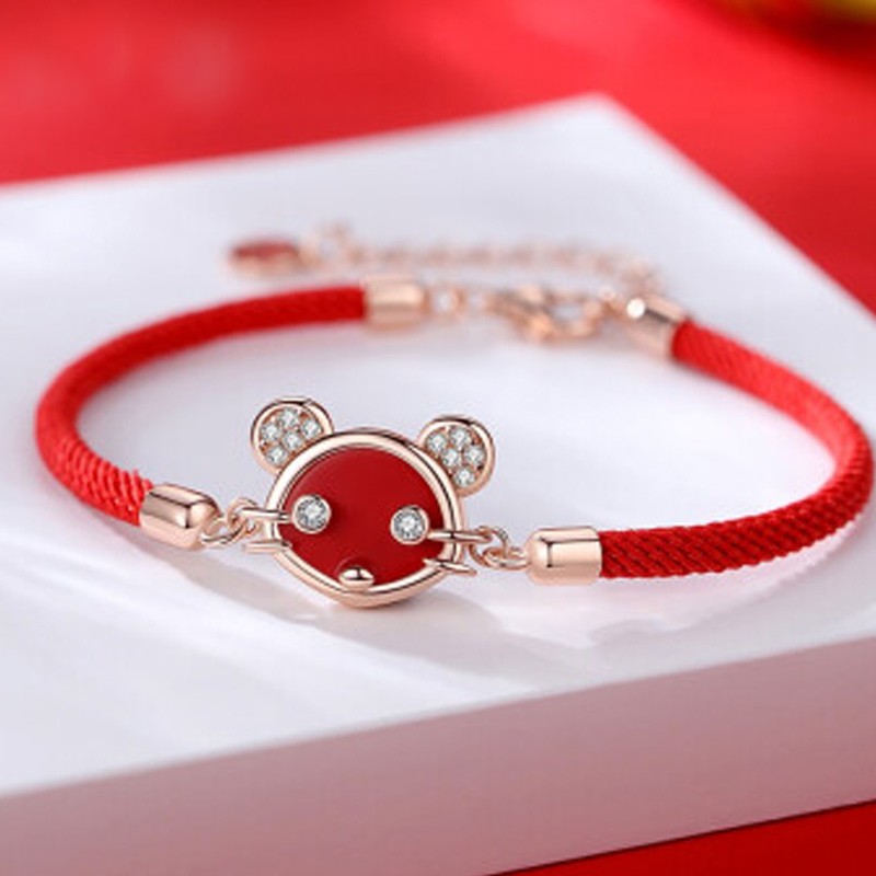 银千惠心有所鼠手链