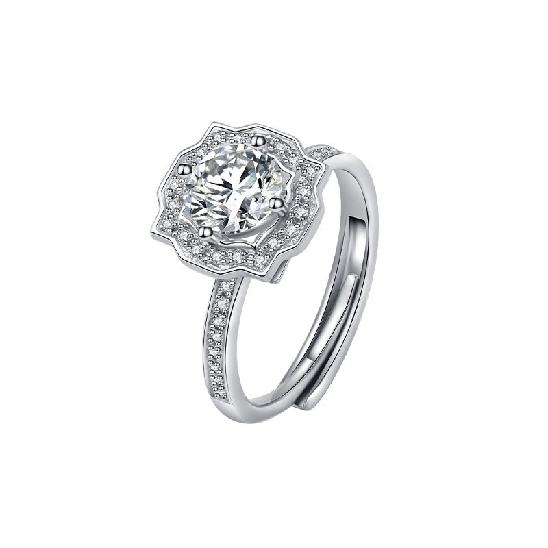 Ladygo 莫桑石镶嵌 戒指