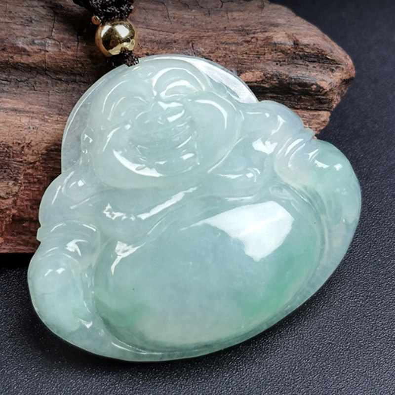 凤禧 大肚弥勒佛 翡翠吊坠