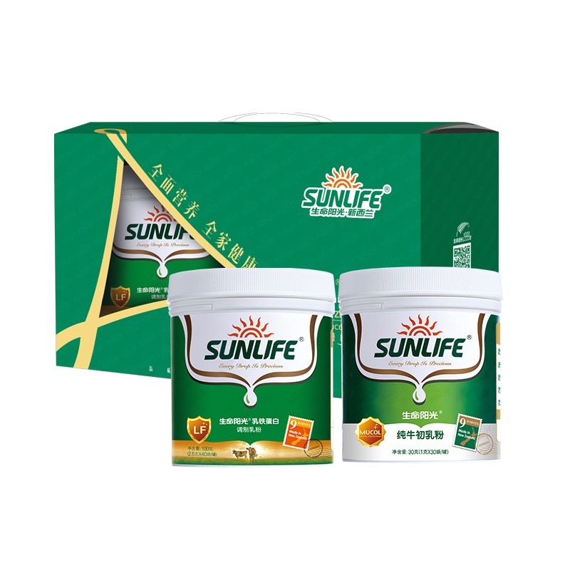 生命阳光 礼盒 纯牛初乳粉套装