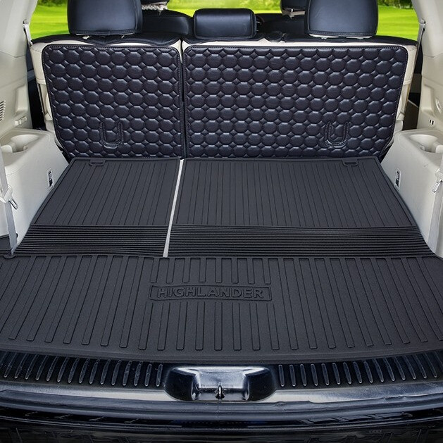 点缤 精美绗绣防水后备箱垫