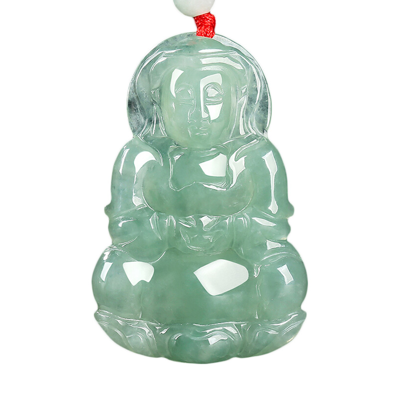 凤禧 油青翡翠吊坠