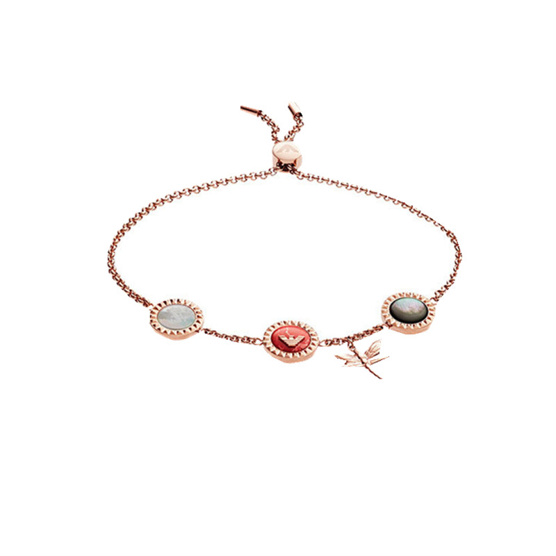 阿玛尼 贝母鹰标手链