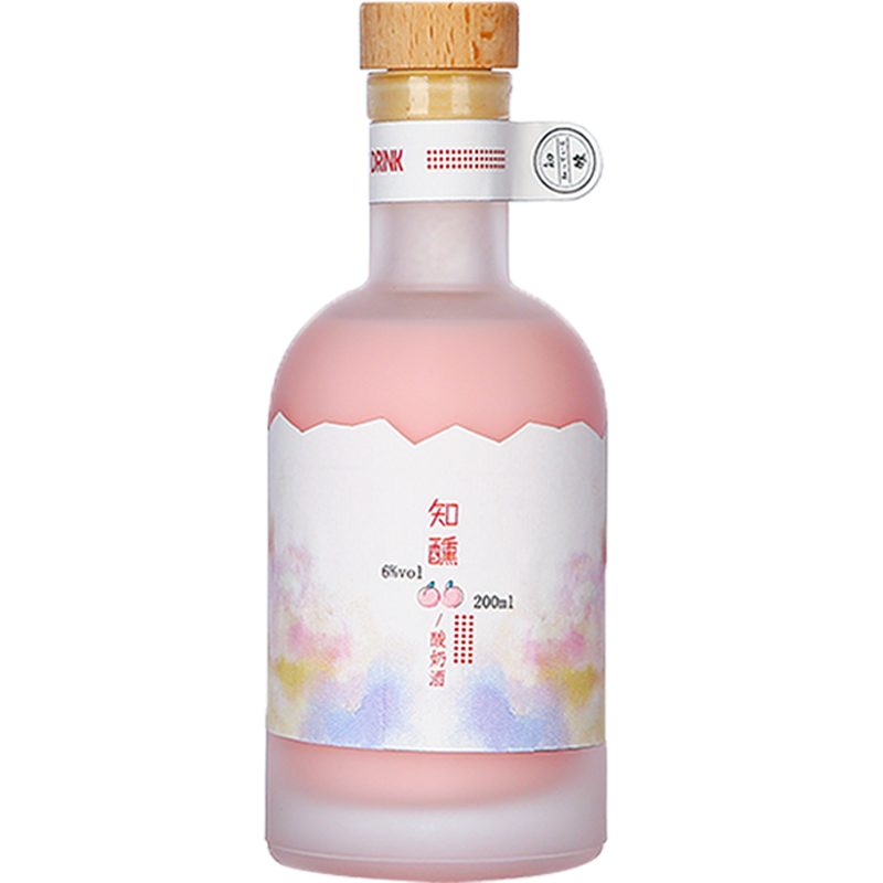 知醺 浓郁玫瑰蜜桃酸奶米酒