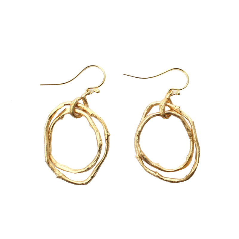 迈克米肖 漂浮木耳环