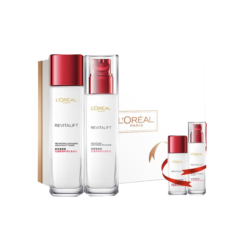 欧莱雅 视黄醇紧致水乳套装