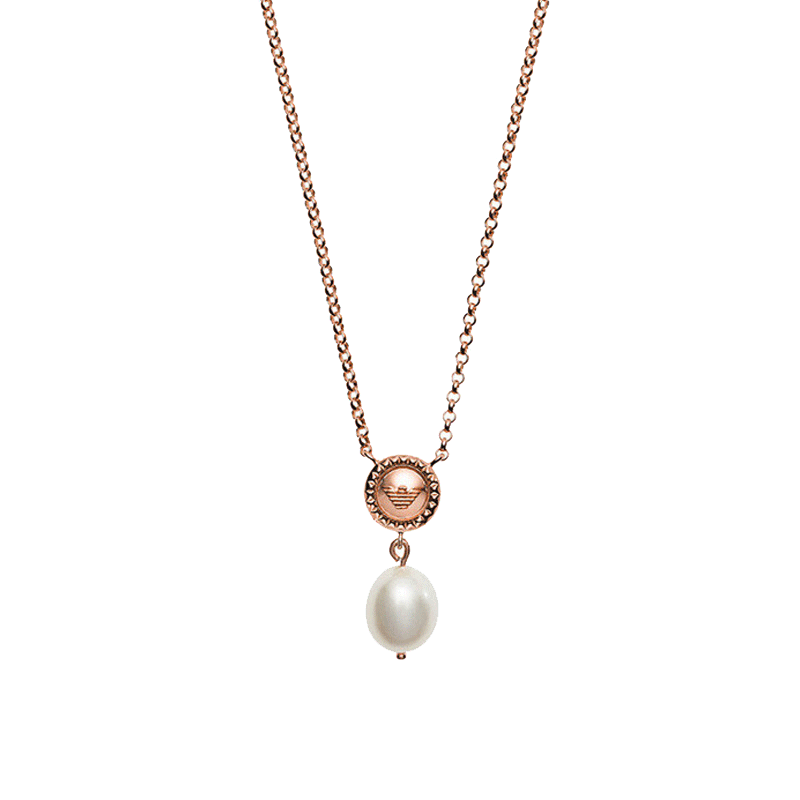 阿玛尼 圆润珍珠项链