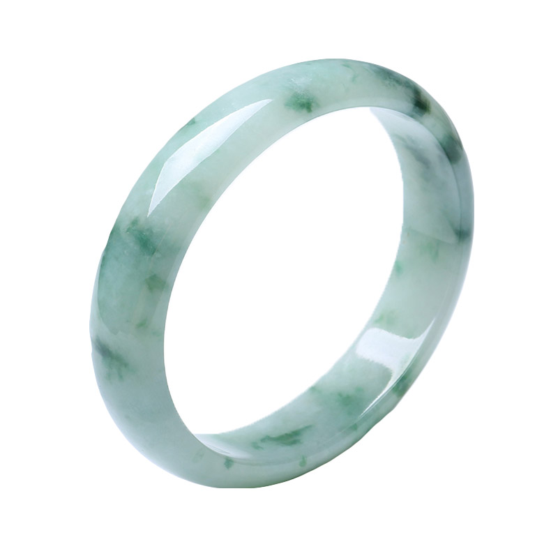 印象眸 灵动飘花翡翠手镯