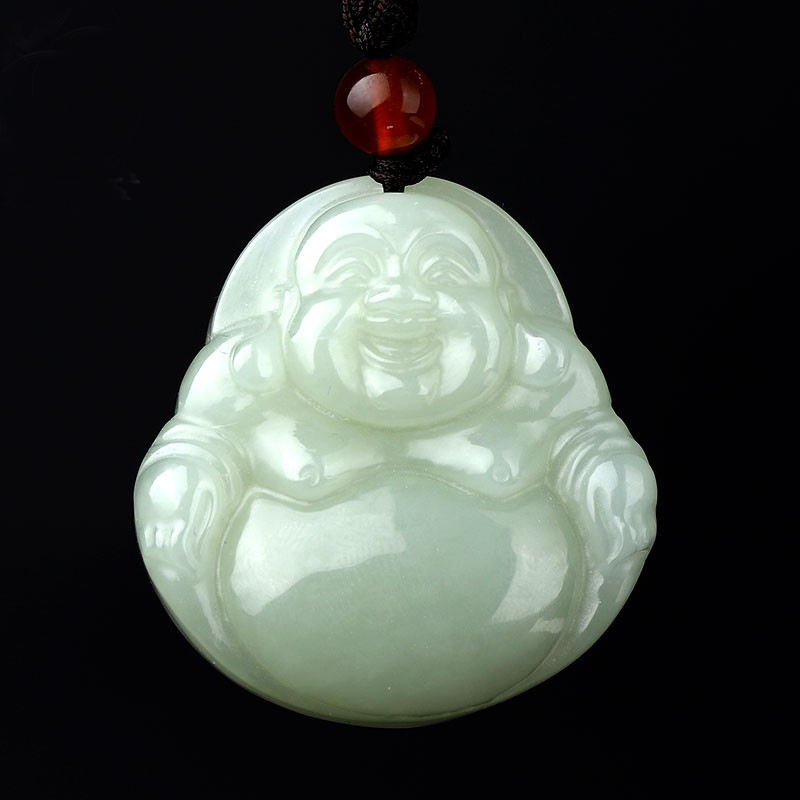 北玉 情侣翡翠吊坠