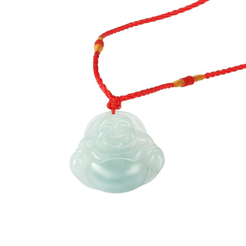 老庙 弥勒佛翡翠吊坠