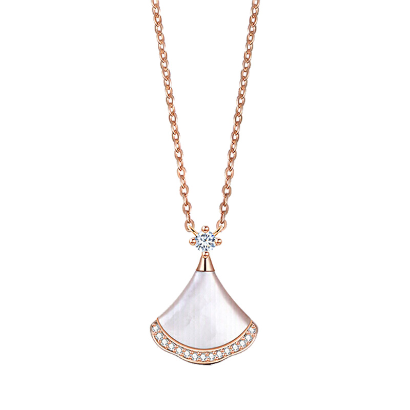 卡蒂罗小裙子银项链