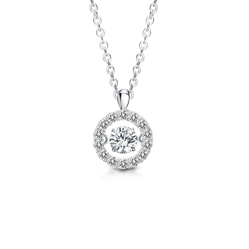 T400 简约单钻 项链