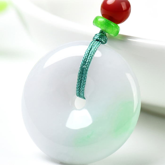 凤禧线条流畅平安扣吊坠