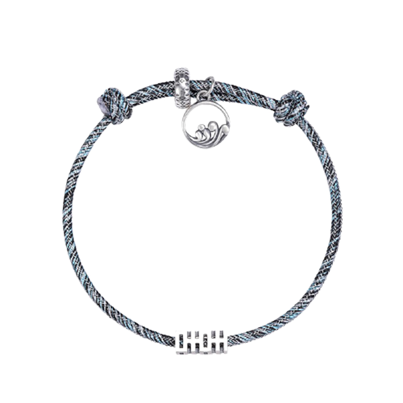 AOEDEJ 山盟海誓纯银手链