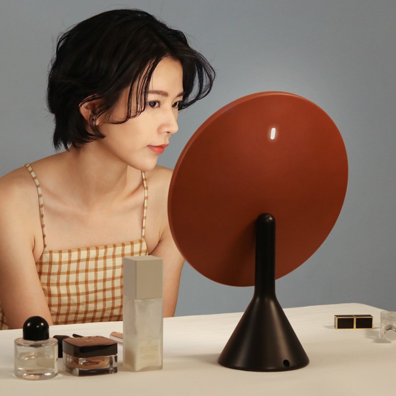 MUID 高清黑橘色化妆镜