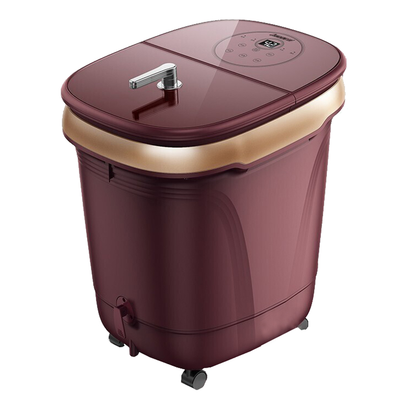 长虹 红色镜面深桶足浴盆