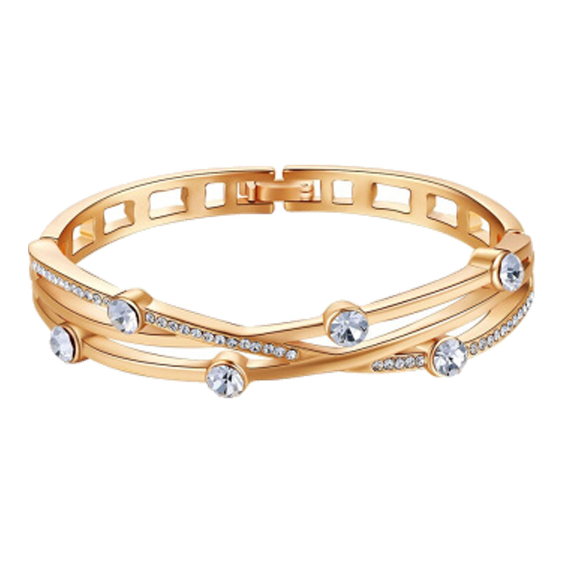 玛萨皇冠镀玫瑰金手链