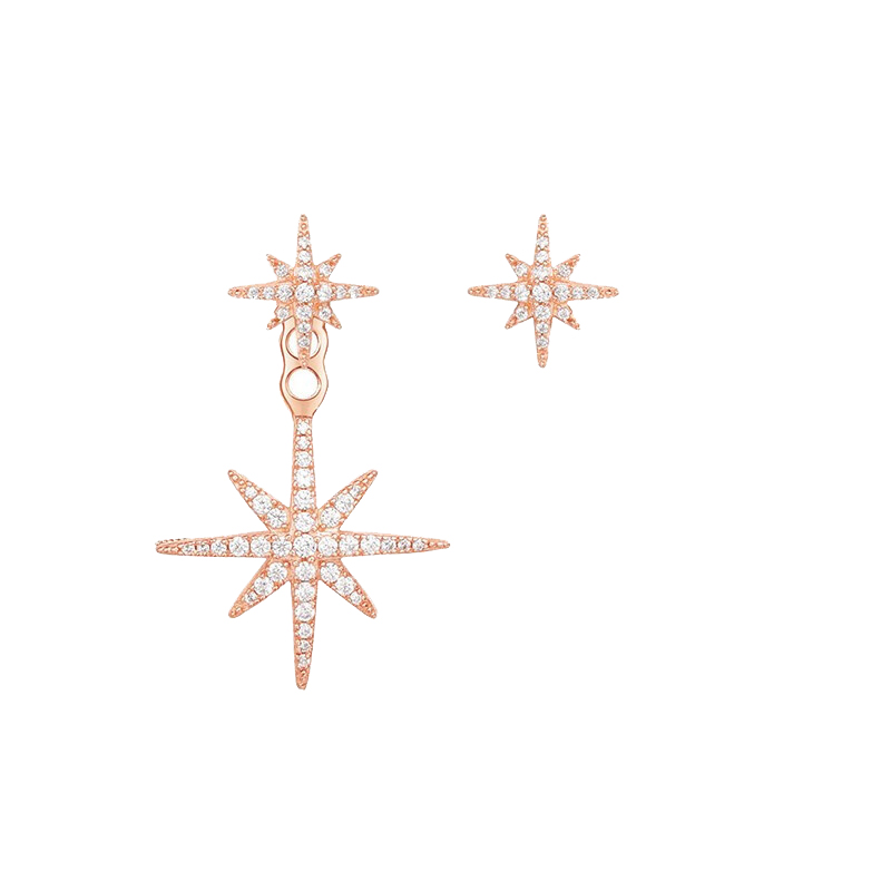 APM Monaco六芒星耳饰