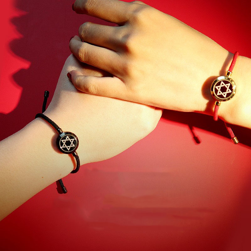 totwoo 抽绳设计情侣手链