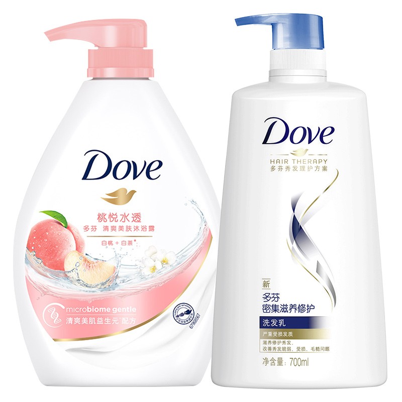 多芬 樱花香味沐浴露