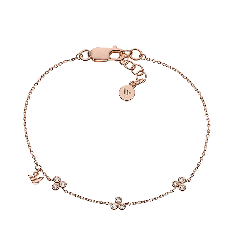 阿玛尼 珍珠镶钻鹰标 手链