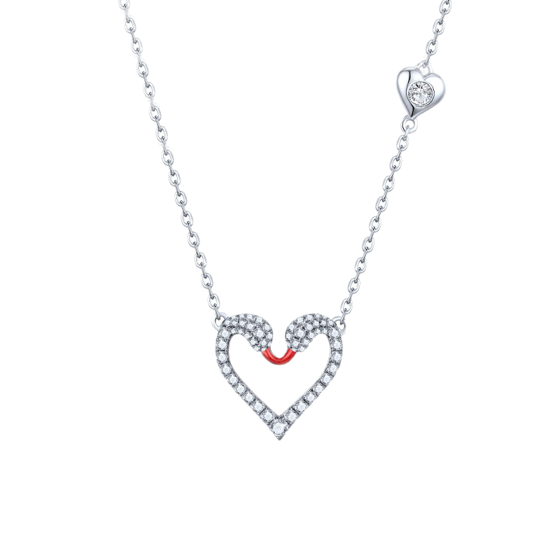 Mymiss 天鹅之心项链