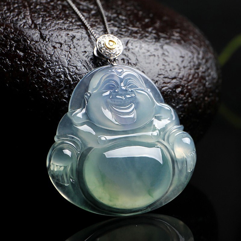 印象眸 18K金镶嵌 翡翠吊坠