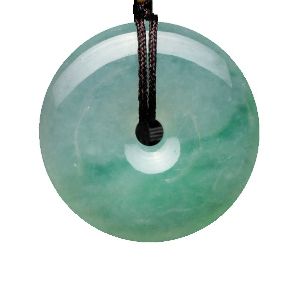 七彩云南 翡翠平安扣 吊坠