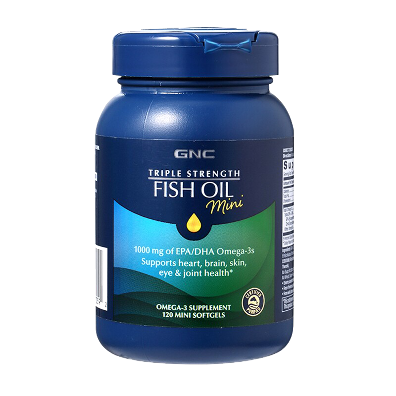 GNC 三倍迷你鱼油软胶囊