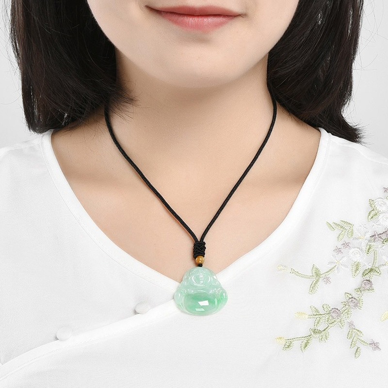 凤禧 飘花冰种 翡翠吊坠