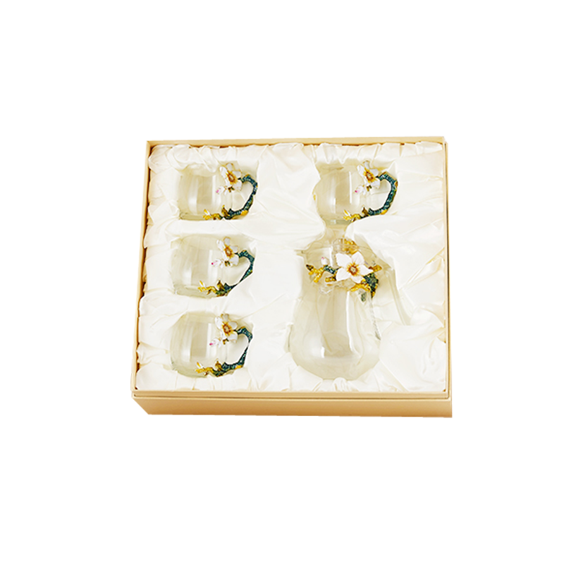 诺诗曼 水钻花朵 水具套装